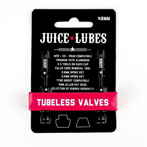Juice Lubes Tubeless Valves 48mm Black im Angebot