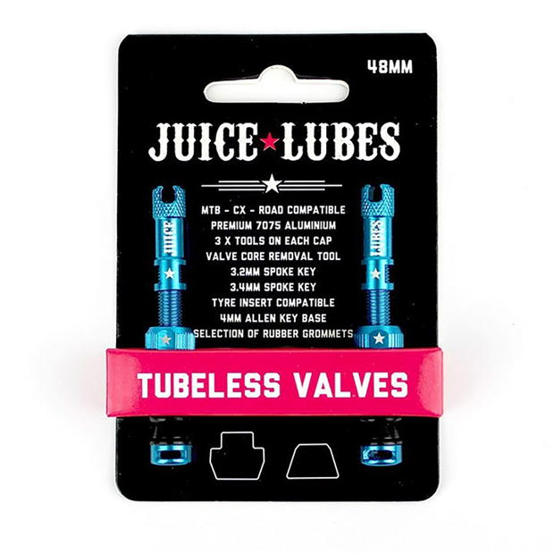 Juice Lubes Tubeless Valves 48mm Teal Günstiger Verkauf