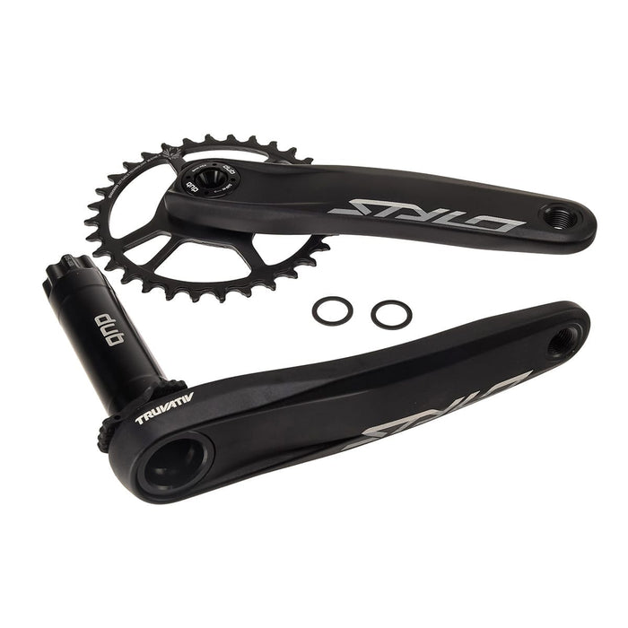 12-fach Mono Kurbelgarnitur TRUVATIV EAGLE STYLO ALU 6K X-SYNC2 BOOST DUB Direct Mount Schwarz 50% Rabatt für begrenzte Zeit