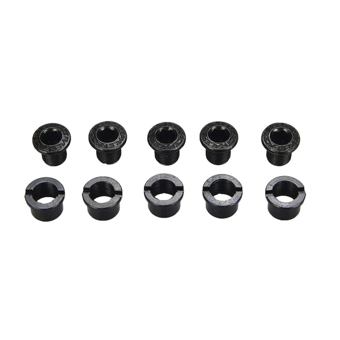 Set Schrauben und Muttern für RACE FACE Stahlplatte M8 (x5)