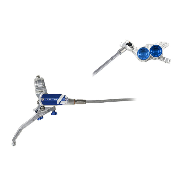 Bremse Hinten HOPE TECH 4 E4 Aviation Silber/Blau
