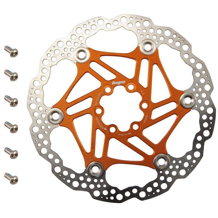 Schwimmende Scheibe HOPE X2/E4/V4 6 Löcher Orange Bestseller