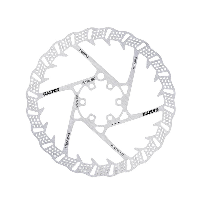 GALFER WAVE SHARK 2mm 6-Loch-Scheibe