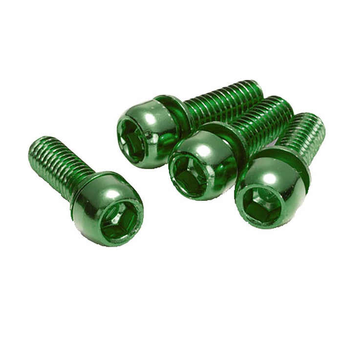 REVERSE Bremssattelschrauben M6 x 18 mm 4er Set Grün