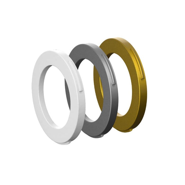 Set mit 6 MAGURA-Ösen für Steigbügel mit 2 Kolben Weiß. Gold. Silber